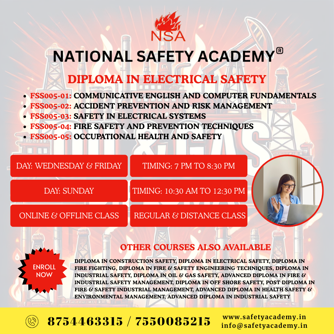DIPLOMA IN ELECTRICAL SAFETY